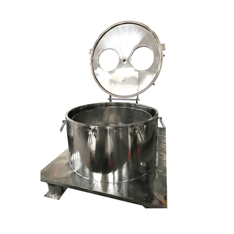 Vertical Type Basket Centrifuge Ethanol Spinning Extraction Machine for Solid Liquid Separation