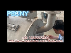 SS316L Salt Centrifuge Dewatering Machine Automatic Continuous 2 Stage